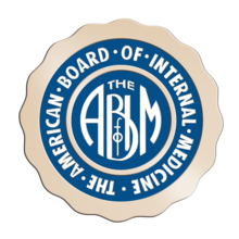 American Board of Internal Medicine certification badge